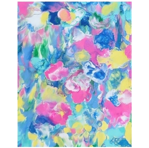 Hand Crafted Abstract Design 11x14 Inches Canvas Painting - Picture 2 of 4